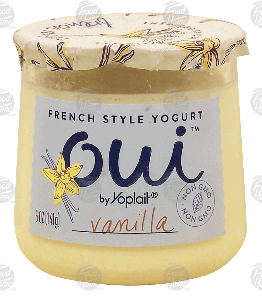 Yoplait Oui vanilla french style yogurt Full-Size Picture